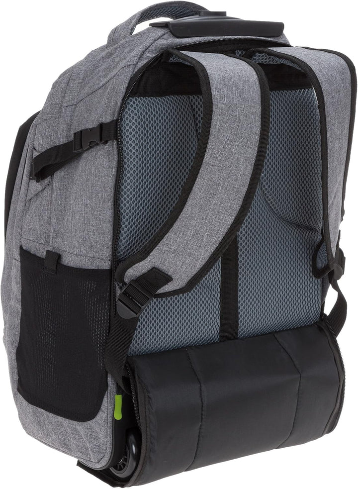 Bestway Schultrolley Mädchen Jungen Trolley Schulrucksack 2 Teile Set Packer Evo + Heftmappe A4 Dark