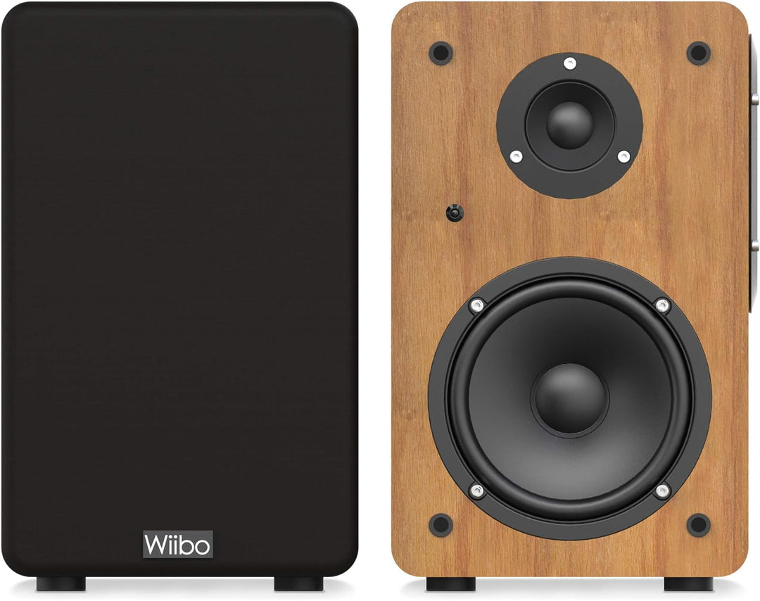 Wiibo Neo 100 Altavoces Vintage Estanteria Bluetooth HiFi Activos 100w Pareja
