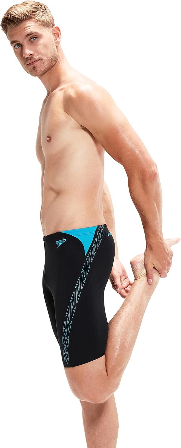 Speedo Herren Hyper Boom Schwarz/Bolt 38, Schwarz/Bolt 38
