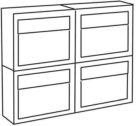 Briefkasten, Design Wandbriefkasten Elegance Weiss - Bravios