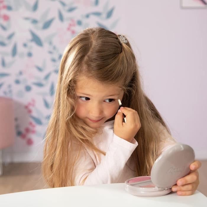 Smoby Toys - My Beauty Kompaktpuder - Spielzeug-Make-Up (unechte Kosmetika) mit Spiegel und Licht fü
