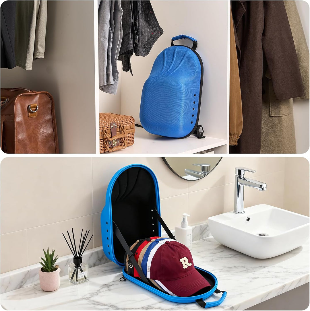 ProCase Baseball Cap Organizer, Hut Reise Case Hat Carrier Aufbewahrungstasche für 6-7 Caps, Huthalt