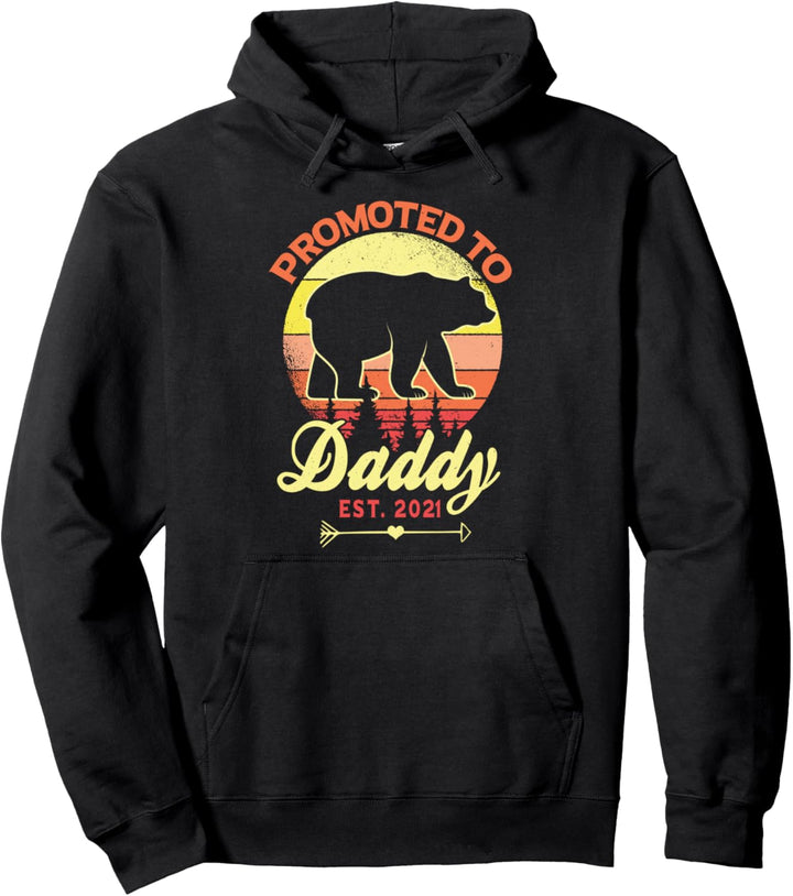 Vintage Papa Vater Bär Vatertag Pullover Hoodie