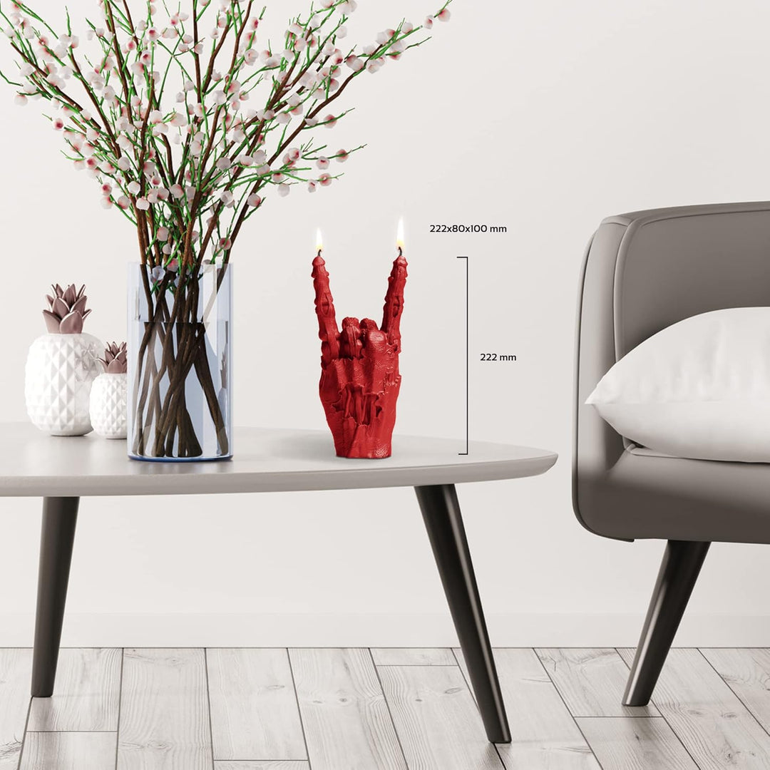 Candellana Zombie Deko Kerze - Zombie Hand Deko - Halloween Deko Hand - Gothic Deko - Grunge Deko Ke