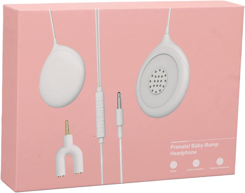 Babybauch-Kopfhörer, 12 Aufkleber, Schwangerschafts-Bauchlautsprecher für Frauen während der Schwang