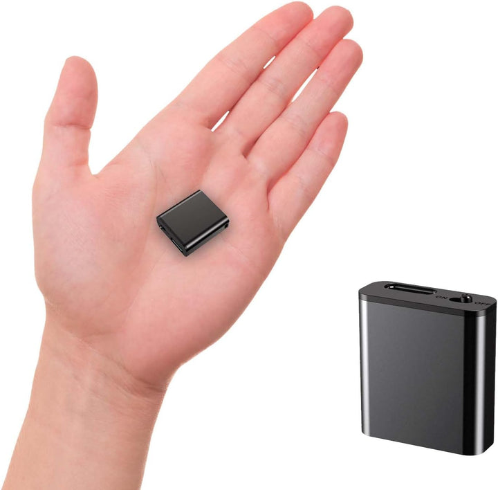 【Eingebauter Magnet Nur 0,95 cm dick】 Diktiergerät Mini,Aufnahmegerät Spionage,Spion abhörgerät,Spio