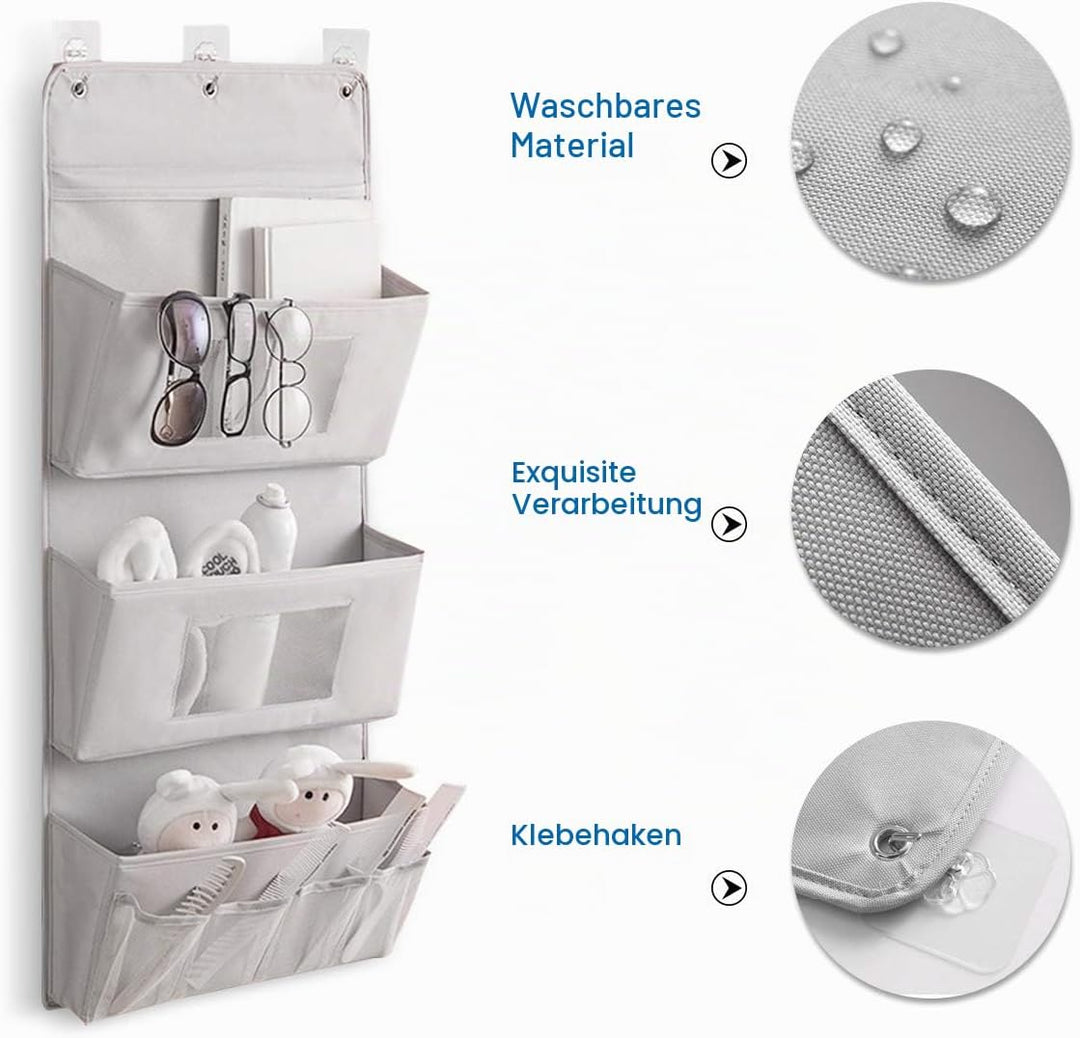 PORRASSO Wall Hanging Storage Bag Hängeorganizer Tür Schrank Organizer Aufbewahrungstasche Wandbehan