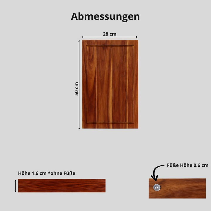 Schneidbretter Bambus oder Akazienholz (Akazienholz), Akazienholz