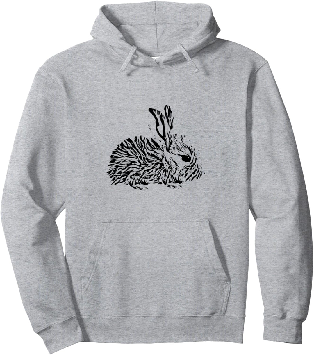 Häschen Hase Motiv Haustiere Nagetiere Kaninchen Hasen Pullover Hoodie