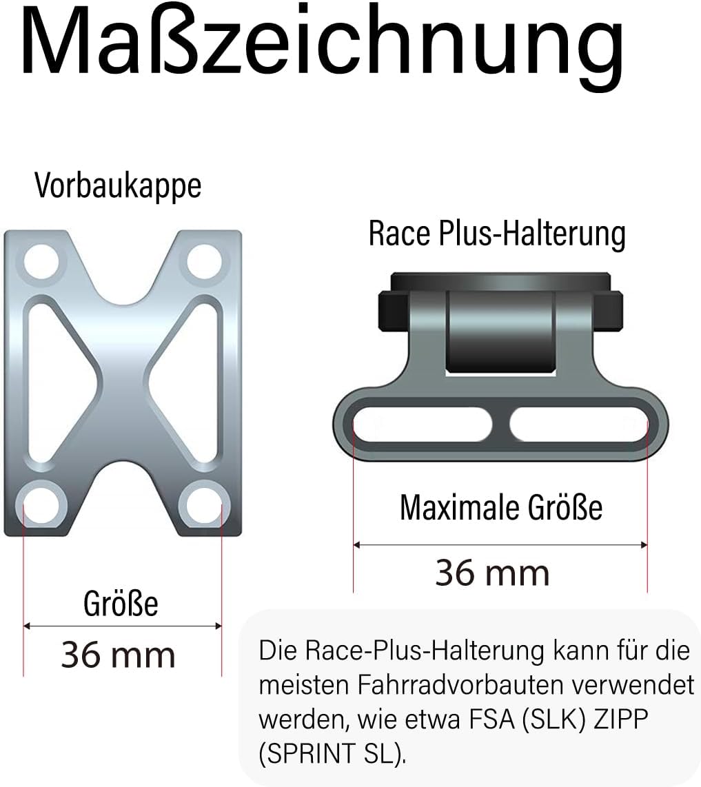Chooee Fahrrad Halterung für Wahoo Elemnt, Wahoo Elemnt Bolt, Elemnt Mini,Out Front Combo-Fahrradhal