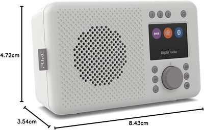 Pure Elan DAB+ Tragbares DAB+ Radio mit Bluetooth 5.0 (DAB/DAB+ und UKW Radio, TFT Farbdisplay, 20 S