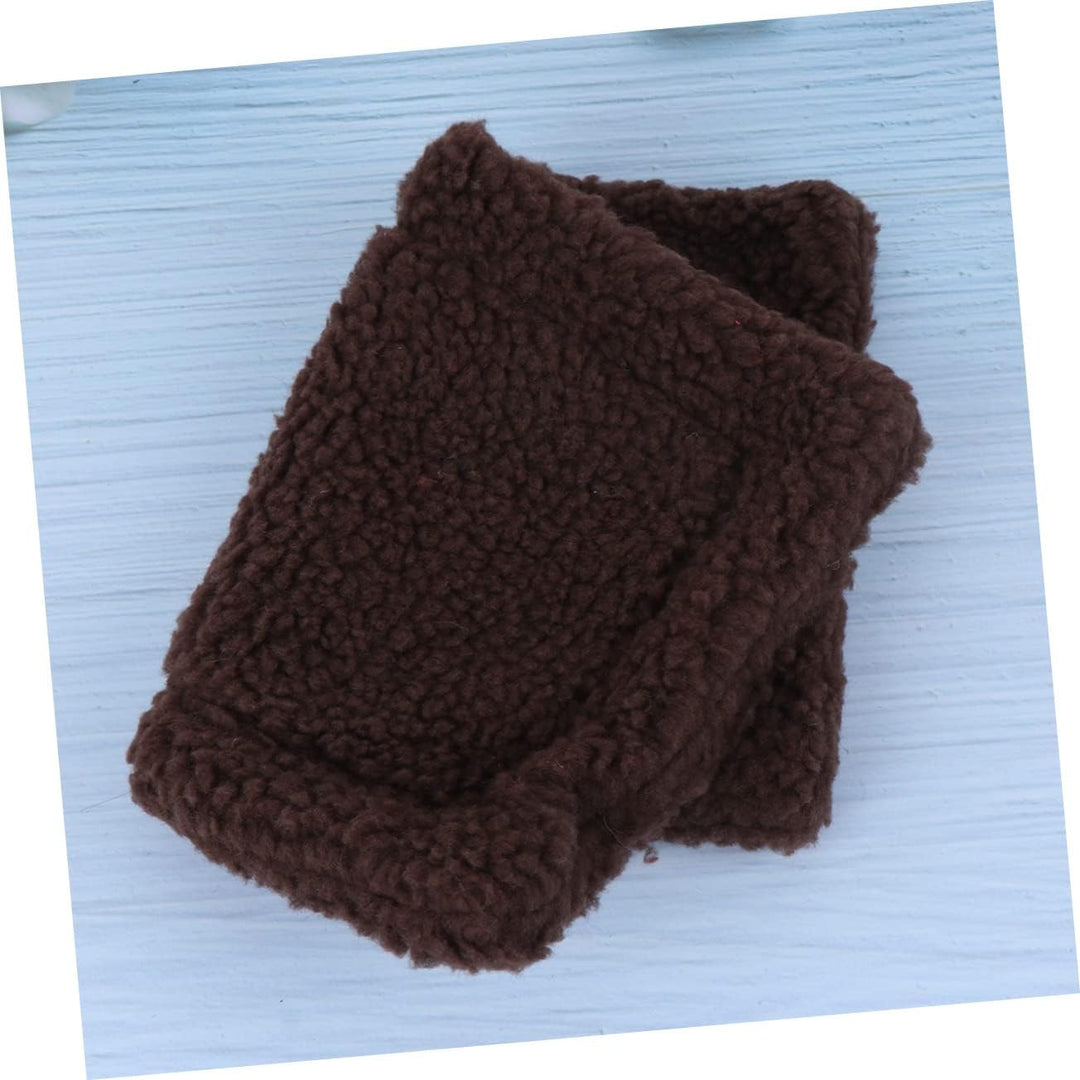 BESPORTBLE Wärmekissen Hamster Unterlage 30x20cm Langlebige Schlafmatte Aus Grauem Material Für Klei