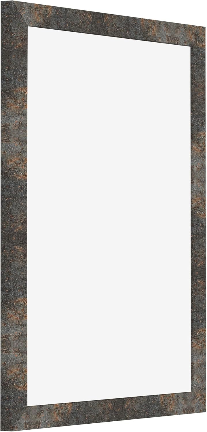 yd. Your Decoration - Bilderrahmen 75x100 cm - Oxidiertes Metall - Bilderrahmen aus MDF mit Acrylgla