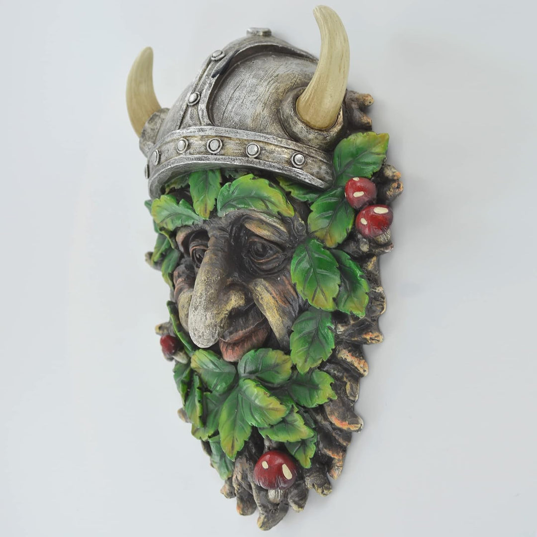 Enorki Tree Ent Face Schild für Garten und Haus, Wicca, keltischer heidnischer magischer Greenman
