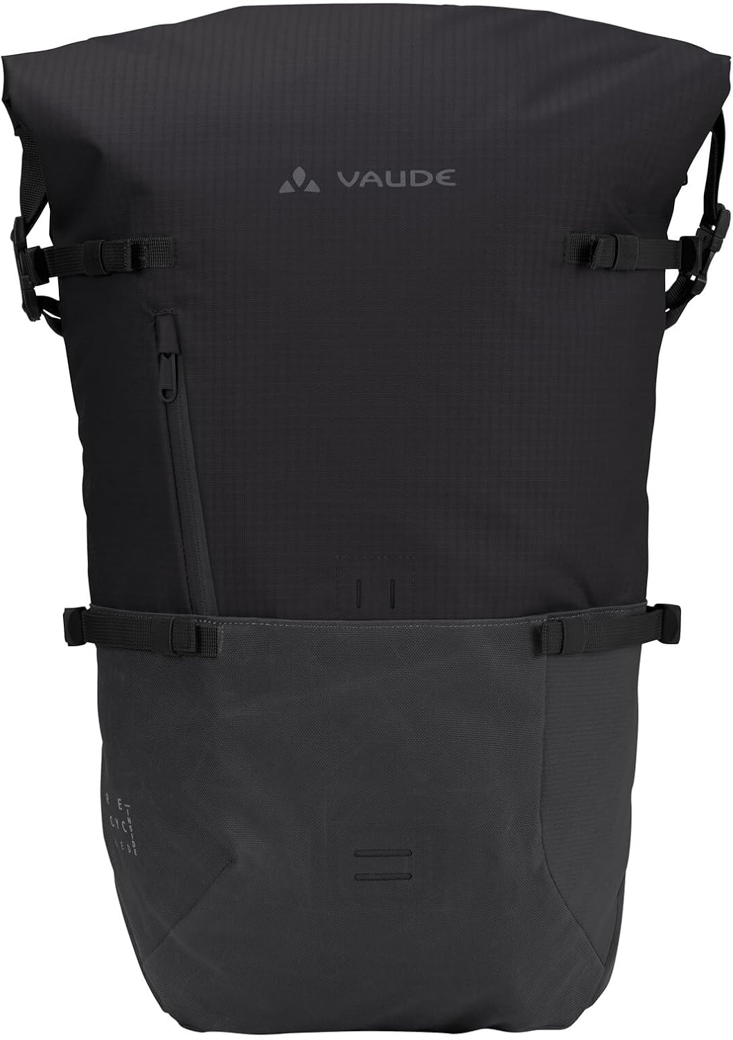 VAUDE Cityrucksack CityGo II 23 Liter, wasserdicht &amp; leicht – Schwarz Schwarz Einheitsgrösse, Schwar