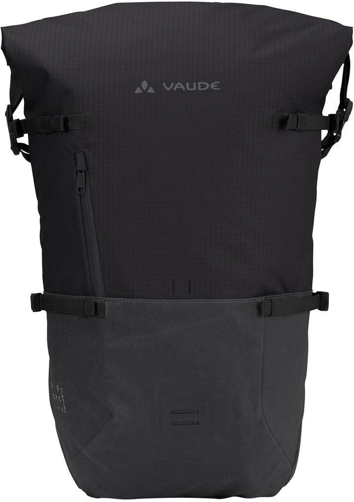 VAUDE Cityrucksack CityGo II 23 Liter, wasserdicht &amp; leicht – Schwarz Schwarz Einheitsgrösse, Schwar