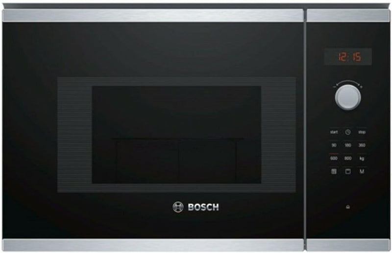 Bosch bel523ms0 eingebaut 20L 800 W schwarz, Edelstahl – Mikrowelle (eingebaut, 20 L, 800 W, Rotatio