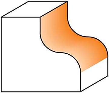 CMT 859.064.11 HSS perfilada C/rodam. HM S = 6.35 D = 38.1 R = 6.35