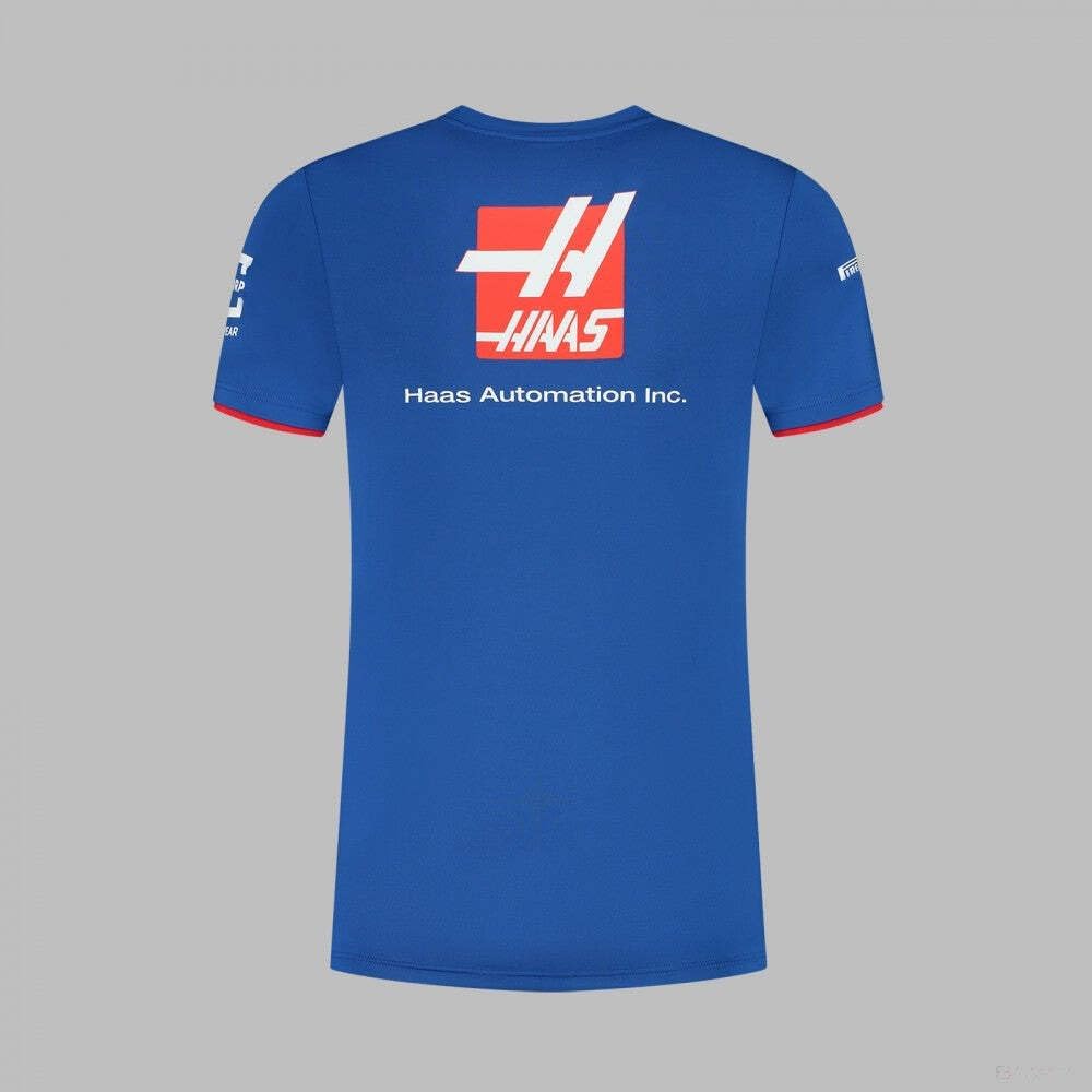Haas Racing F1 2022 Herren Team Fitted T-Shirt S Blau, S Blau