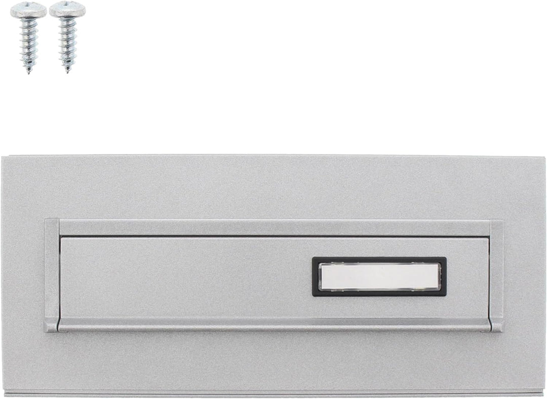 Burg-Wächter Einwurfblende für Durchwurfbriefkästen, Stahl, Blende 794 Si, Silber, Silber