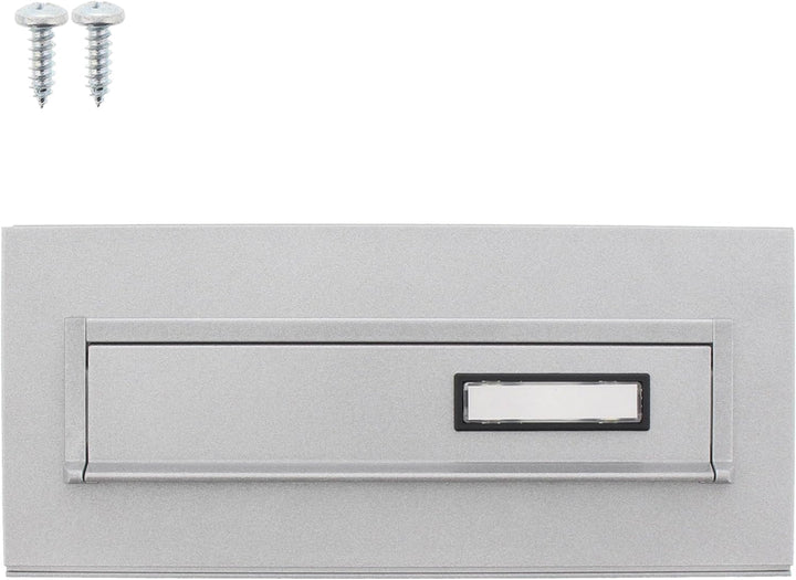 Burg-Wächter Einwurfblende für Durchwurfbriefkästen, Stahl, Blende 794 Si, Silber, Silber