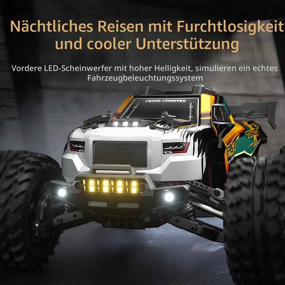 X-Verse SG110PRO 1:10 Ferngesteuertes Auto für Erwachsene, 4WD 40KM/H RC Auto mit Bürstenmotor, 2.4G