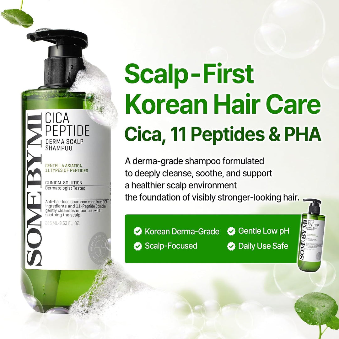 [SOME BY MI] Cica Peptide Anti Hair Loss Derma Scalp Shampoo 285ml