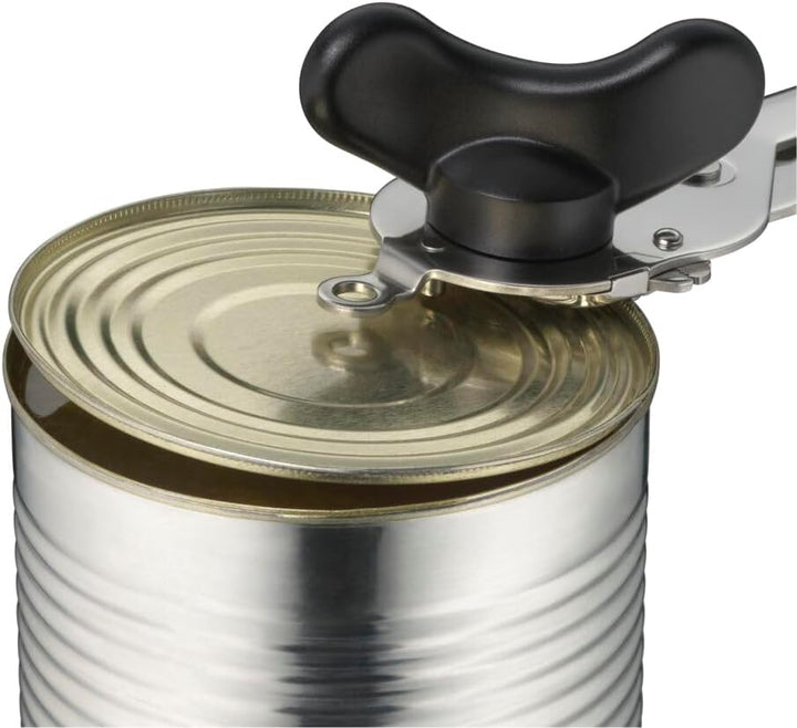 WMF Tin Up Dosenöffner mit Kapselheber 20 cm, Cromargan Edelstahl, Kunststoff, spülmaschinengeeignet