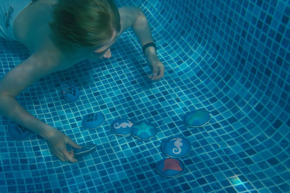 BS Toys Spielzeug See - Kinder Tauchspielzeug für Geschicklichkeitsspiel - ab 6 Jahren - Fühlmemory