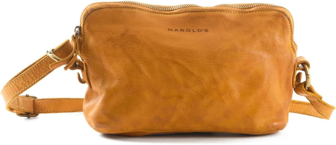 Harold's Submarine Umhängetasche Leder 26 cm Gelb, Gelb