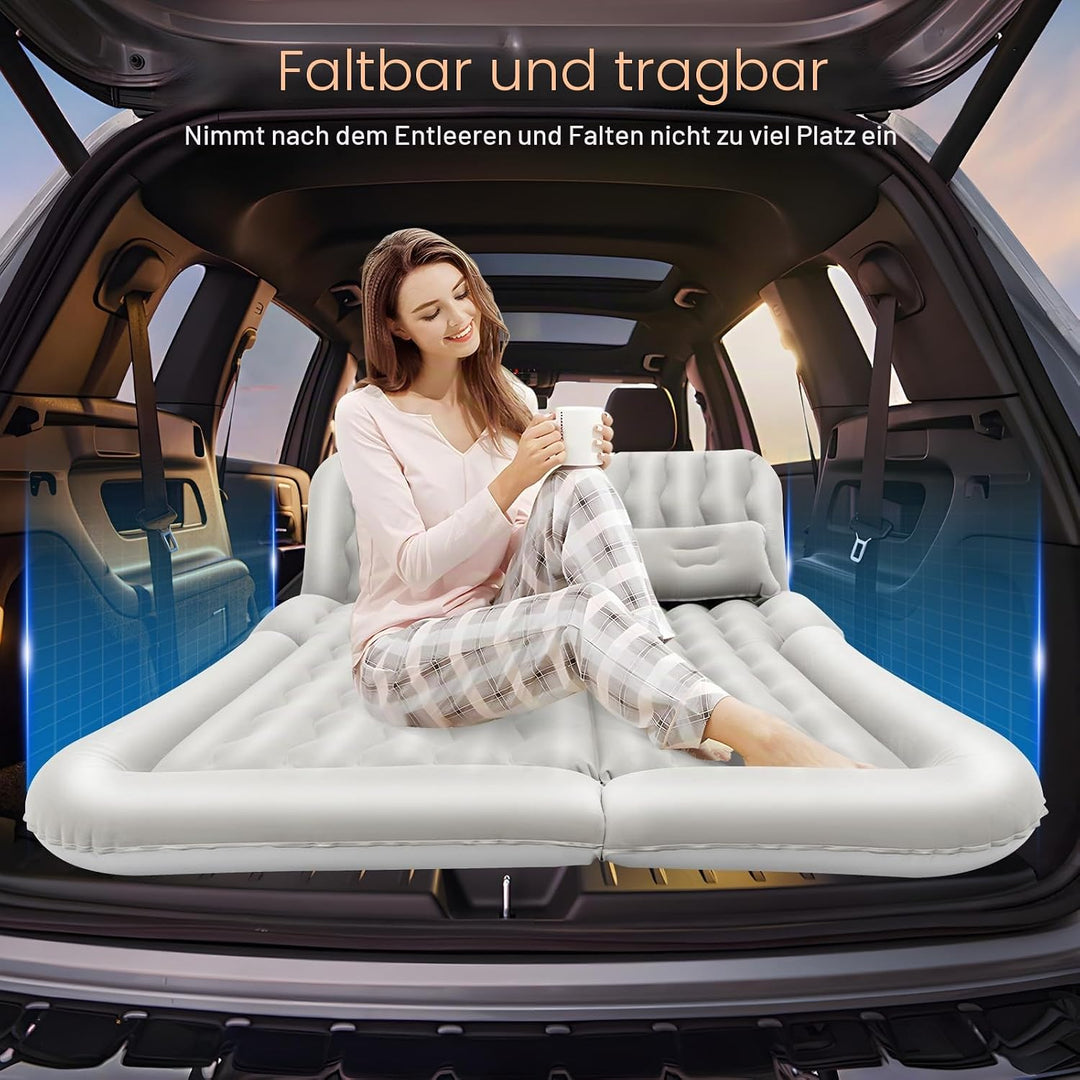 FUNYSF Auto Luftmatratze SUV aufblasbare Bett aufblasbare Camping Bett Combo Portable Bett, abnehmba