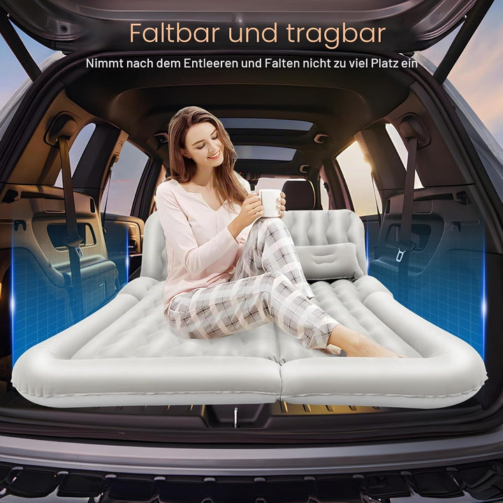 FUNYSF Auto Luftmatratze SUV aufblasbare Bett aufblasbare Camping Bett Combo Portable Bett, abnehmba