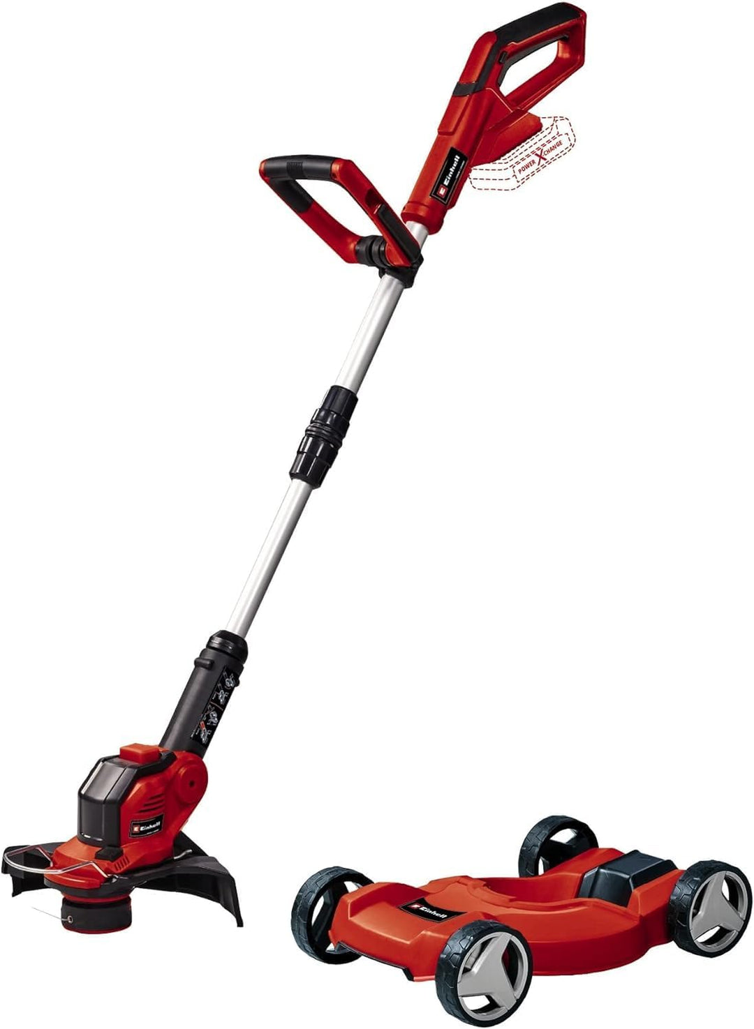 Einhell Akku-Rasentrimmer GE-CT 18/28 Li TC-Solo Power X-Change & Original Einhell Starter Kit 5,2 A