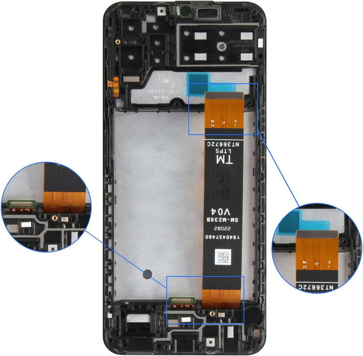 Für Samsung Galaxy A13 4G LCD Bildschirm Ersatz SM-A135F Display mit Rahmen SM-A135F/DS Touch Digiti