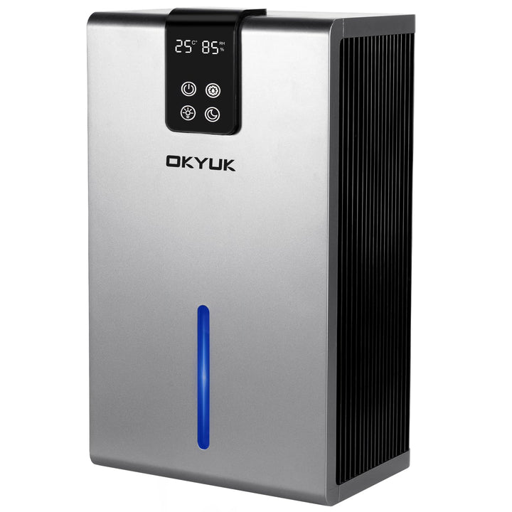 Luftentfeuchter Elektrisch 2700ml, Luftentfeuchter für Zuhause mit automatischer Abschaltung, 7-Farb