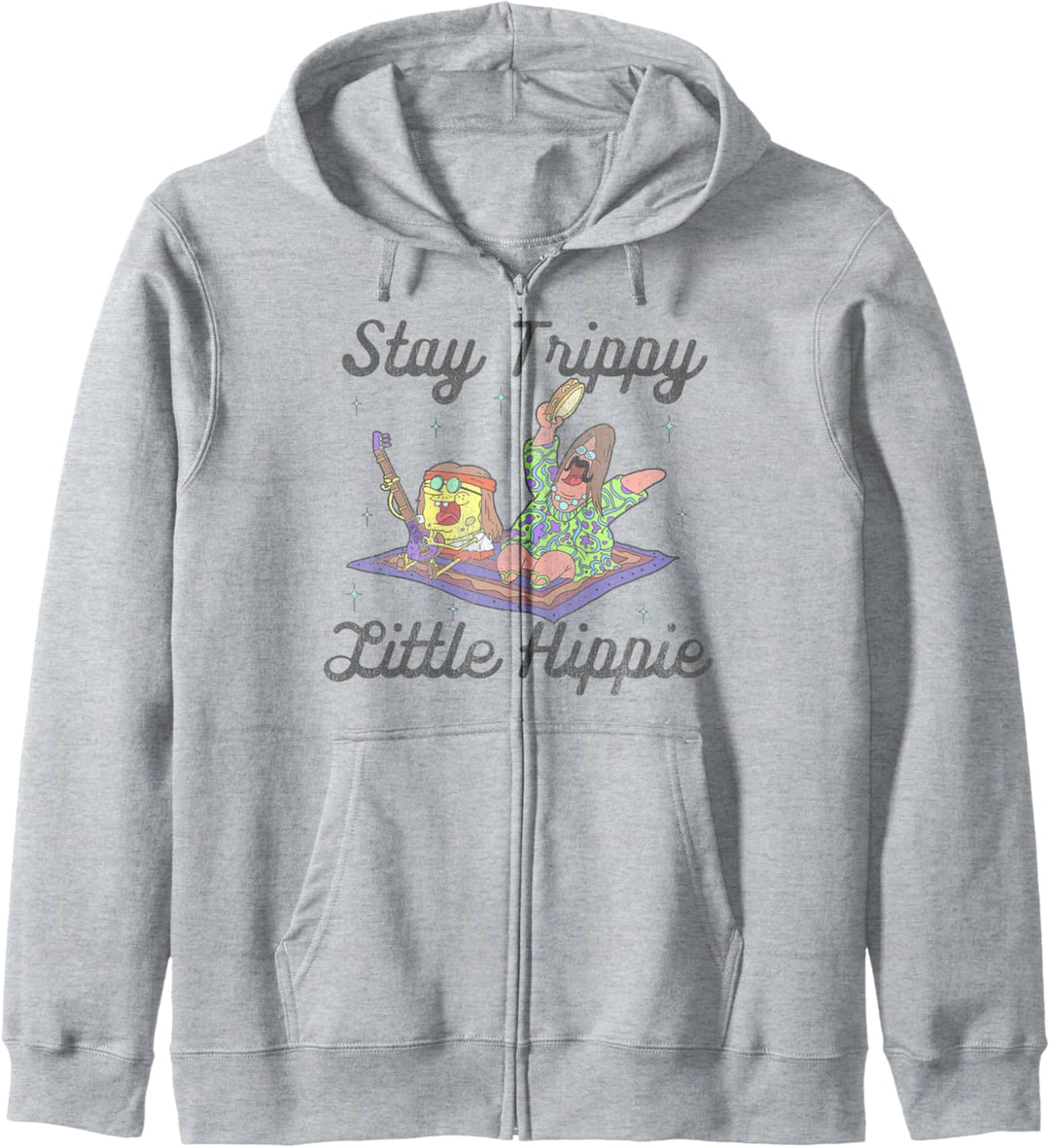 SpongeBob Schwammkopf Bleib Seltsam Hippie Kapuzenjacke