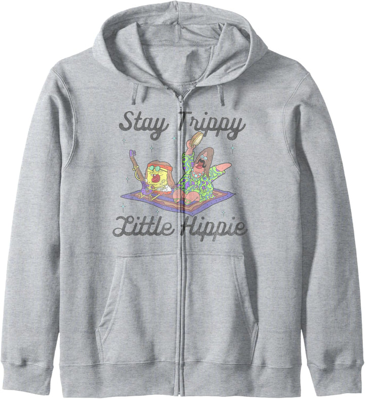 SpongeBob Schwammkopf Bleib Seltsam Hippie Kapuzenjacke