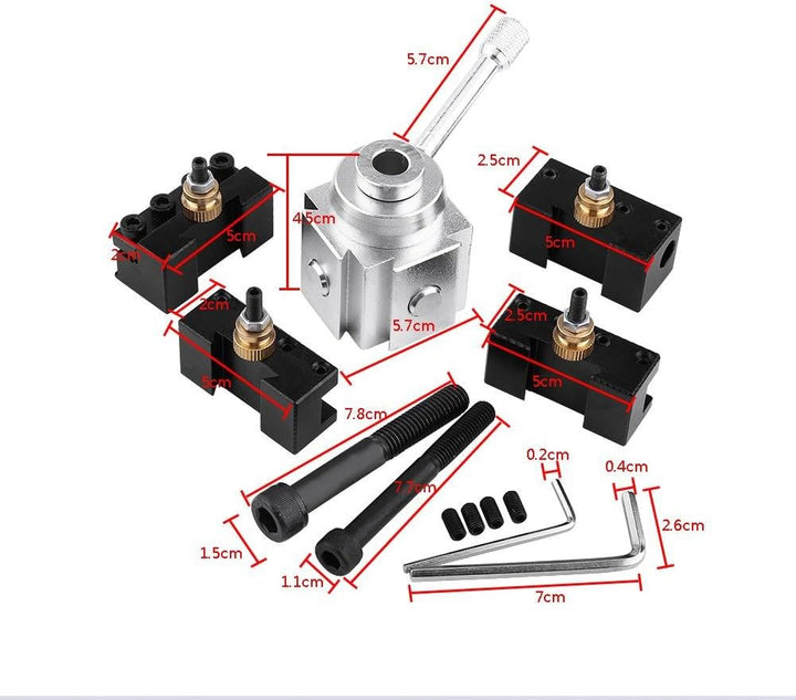 Alu Stahlhalter Multifix Schnellwechsel Set Drehstahlhalter Schnellwechselhalter