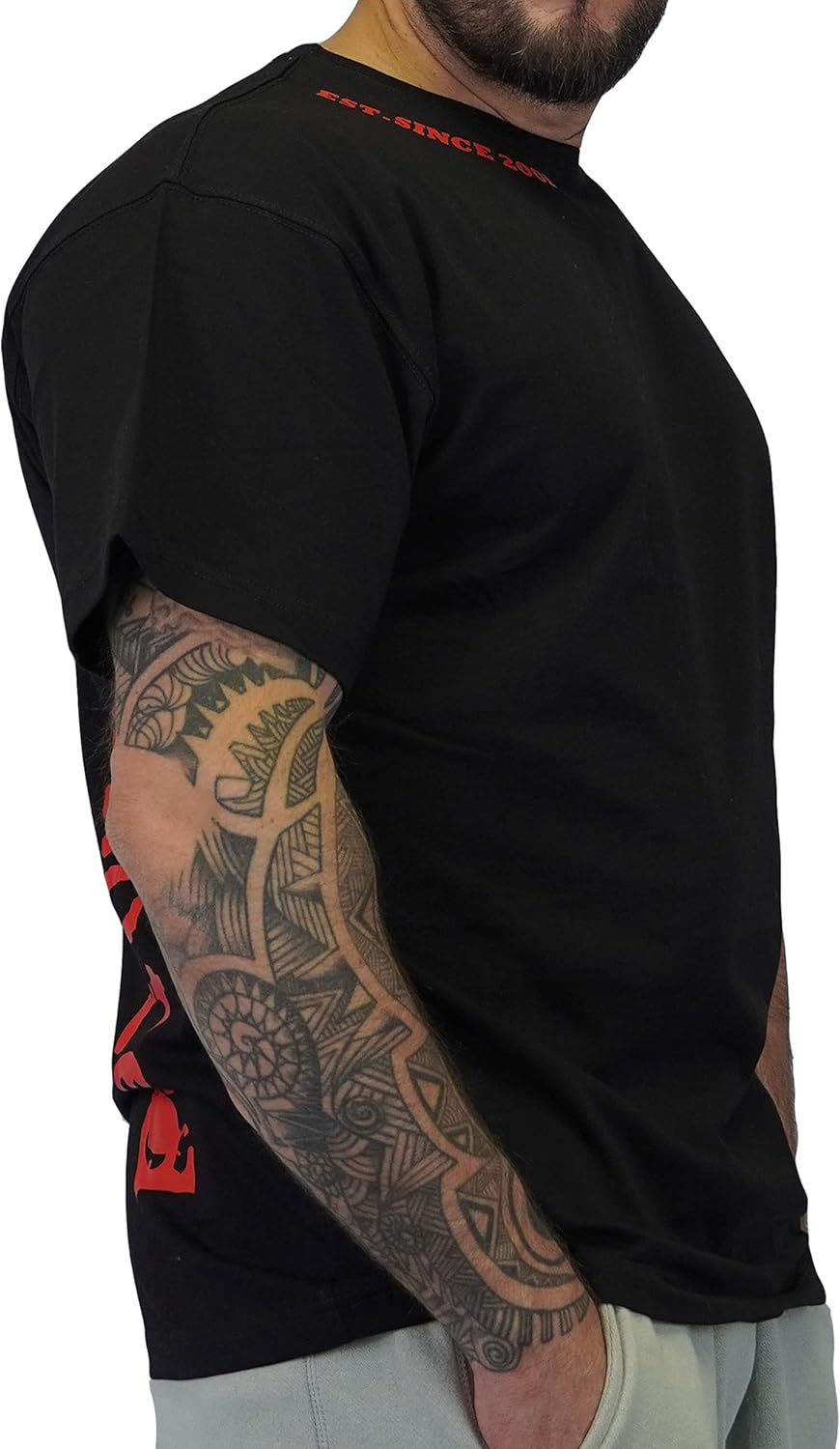 Brachial Premium Herren T-Shirt Gym Loose-Fit - für Freizeit Bodybuilding Workout Gym Kraftsport Fit