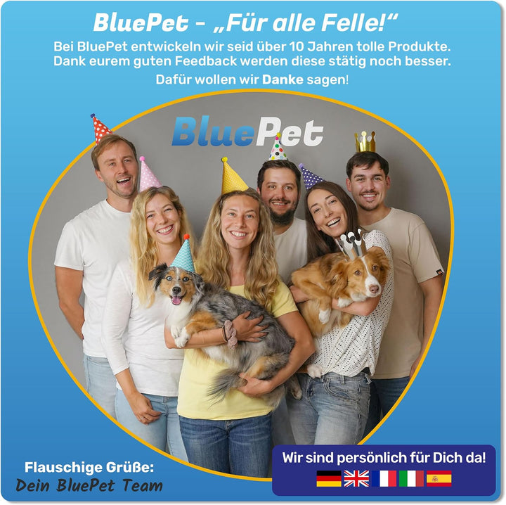 BluePet PfotenBlitz Pfotenreiniger für Hunde | Entfernt Dreck &amp; Schmutz von Hundepfoten | Inkl. Mikr