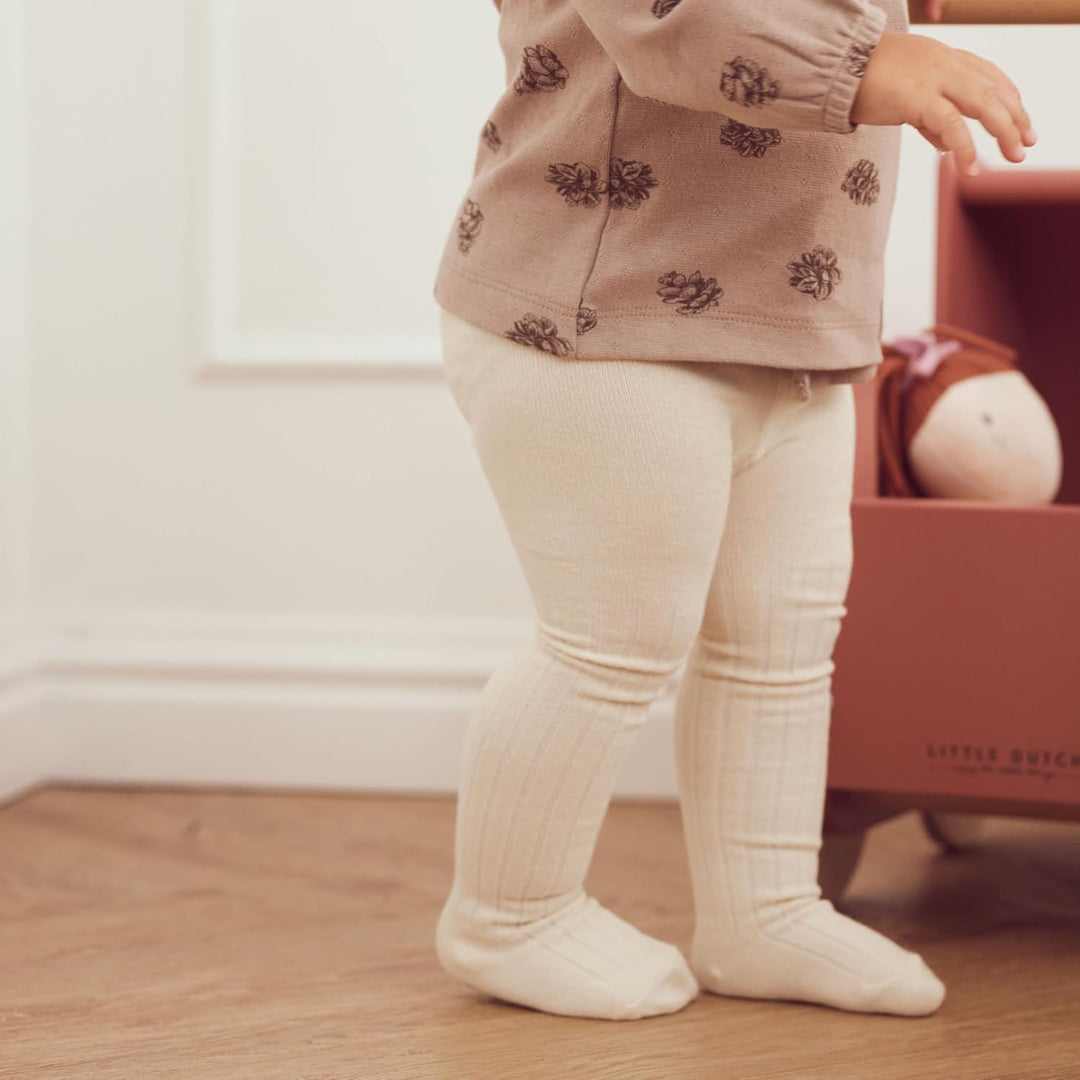 Tiny One Strumpfhose Baby & Kinder | Allergenfrei Bio Baumwolle | Elastische Babystrumpfhosen mit Ru