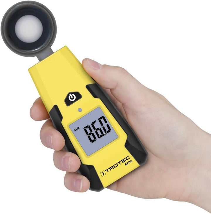 TROTEC BF06 Luxmeter Lichtstärkemessung Detektor Infrarot-Filter Messung von Beleuchtungsstärke und