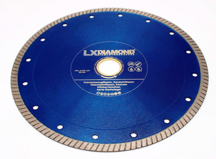 LXDIAMOND Diamant-Trennscheibe 150mm x 22,23mm Premium Diamantscheibe für Fliesen Feinsteinzeug Bode