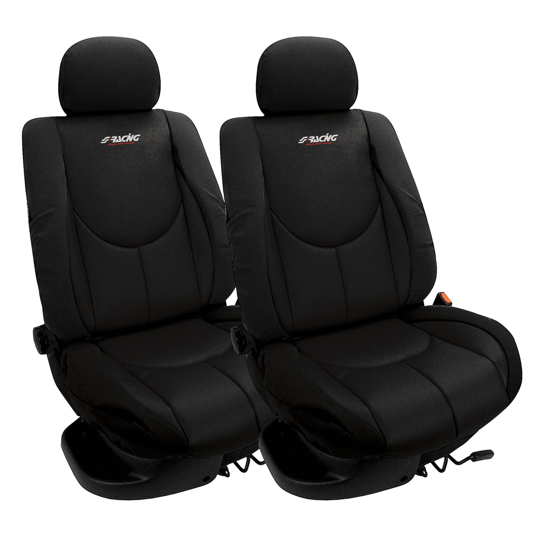 Simoni Racing CSR/AN-V Front Universal Cover Seat, Type A, Schwarz