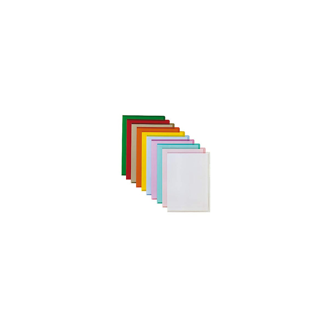 Bene Document Sleeves DIN A4, 0.15 mm, PVC, Purple, 100 Pieces per Pack