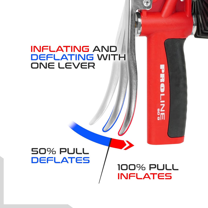 GAV Reifenfüller Messgerät mit WIKA 80mm Manometer (Geeicht) Profi Reifendruckprüfer Druckluft für A