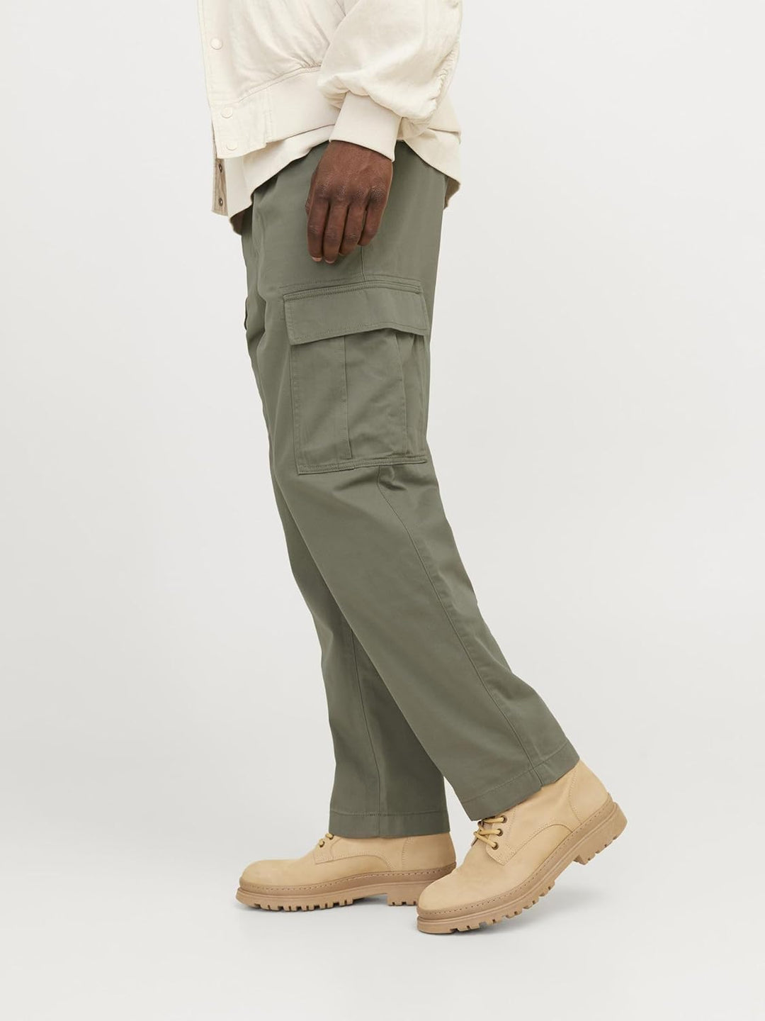 JACK & JONES Male Cargo-Hose Tapered Fit Cargo-Hose 30W / 34L Mulled Basil, 30W / 34L Mulled Basil