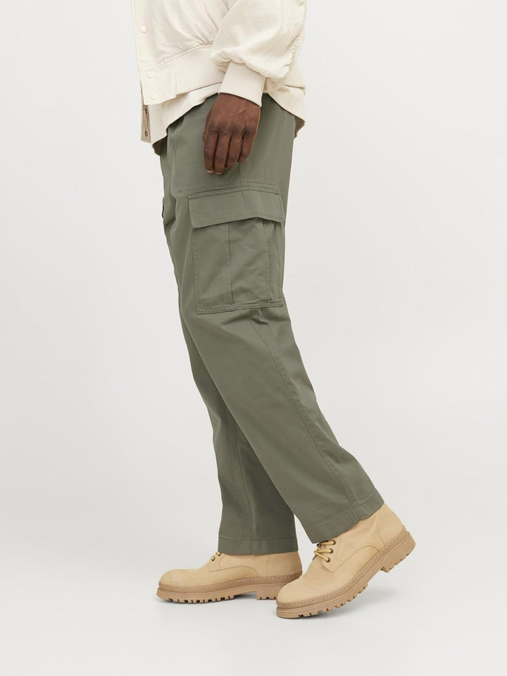 JACK & JONES Male Cargo-Hose Tapered Fit Cargo-Hose 30W / 34L Mulled Basil, 30W / 34L Mulled Basil