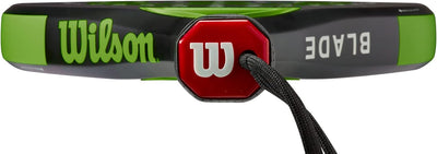 Wilson Padel-Schläger Blade Elite v2, Carbon-Glasfaser-Komposit/Eva, 365 g, Kopfgrösse 510 cm², Schw