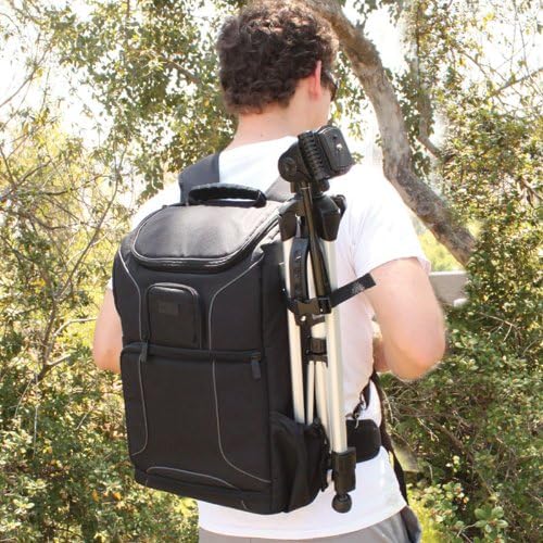 USA Gear DSLR Kamerarucksack, Foto Rucksack Anti-Shock Kameratasche mit 43,18 cm Laptop-Tasche, Wass